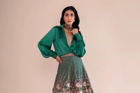 Unleash Your Style: 6 Ways to Transform Ekaya's Unstitched Banarasi Fabrics into Stunning Silk Shirts