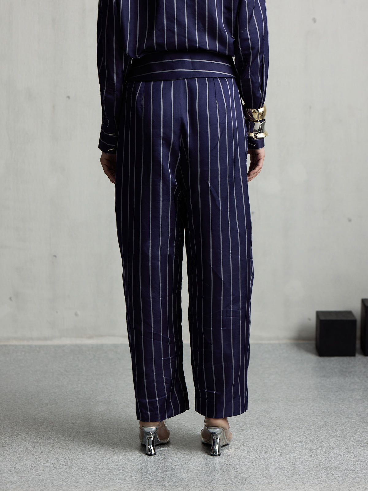 PARACHUTE PURPLE PINSTRIPE FLAP PANTS