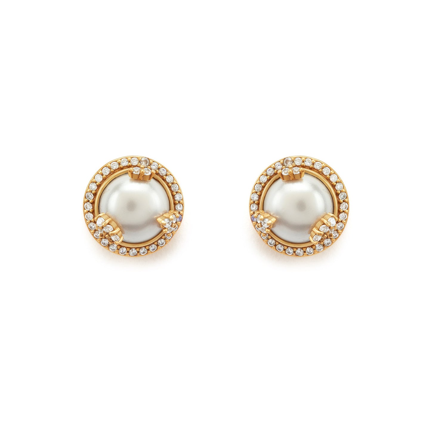 Opaline Ivory Studs