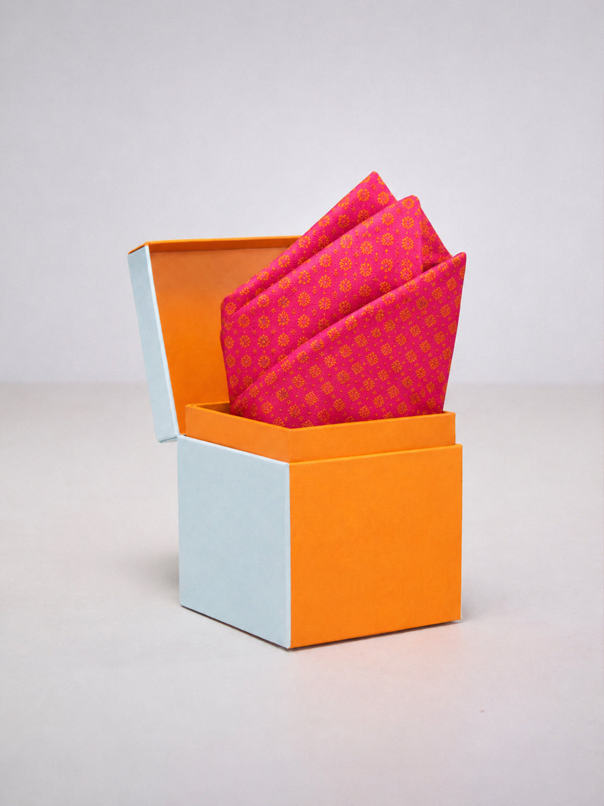 Deep Rose Banarasi Pocket Square