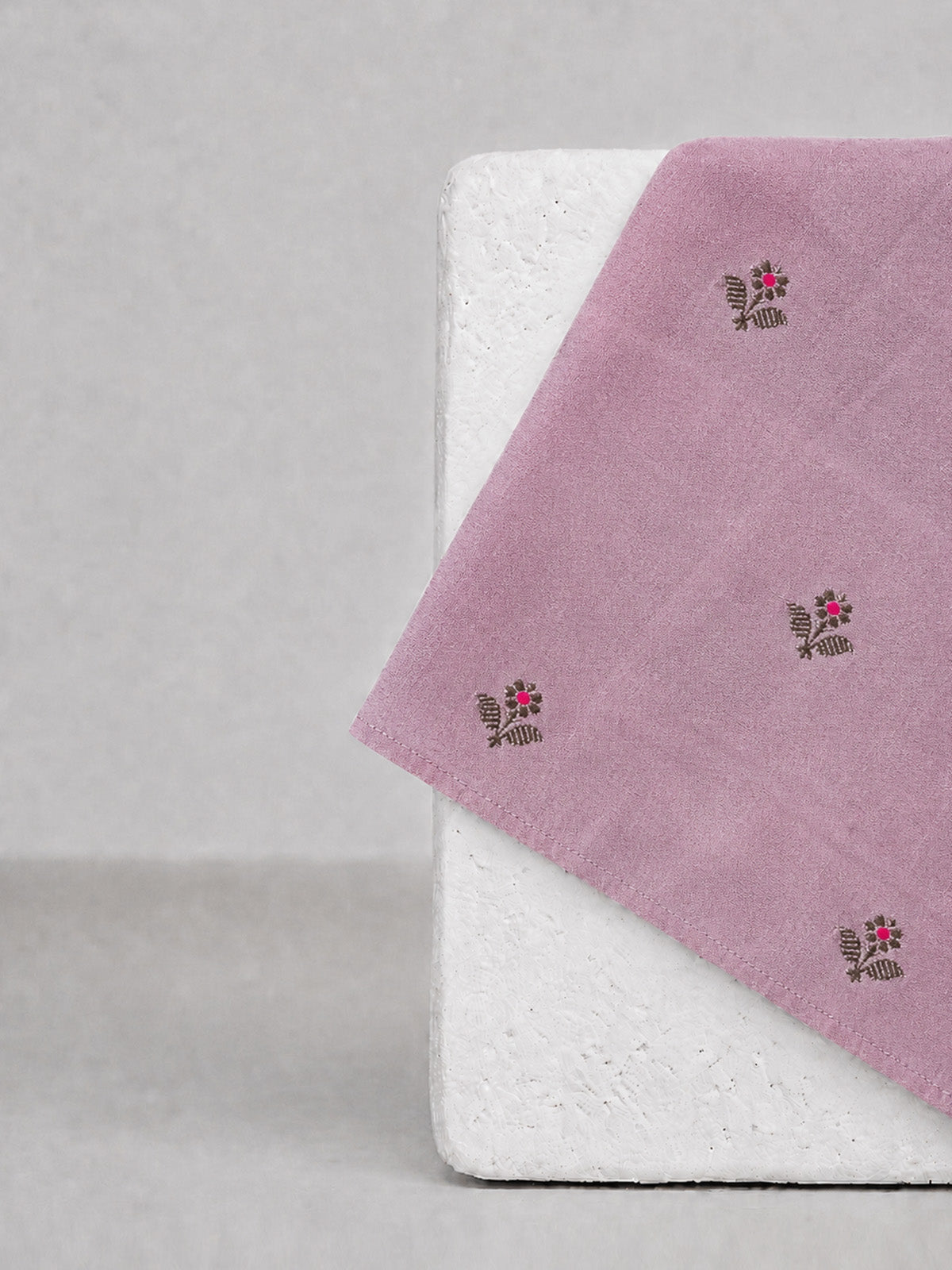 Mauve Banarasi Pocket Square