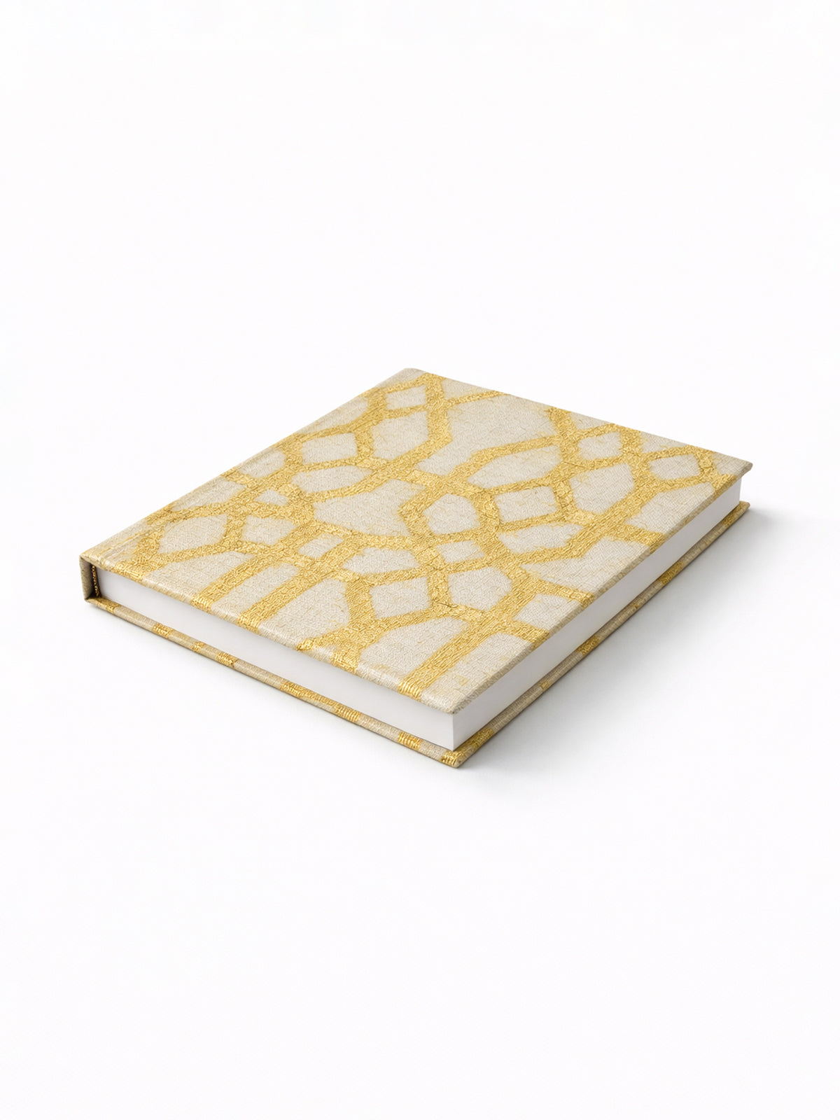 Handwoven Beige & Gold Banarasi Diary