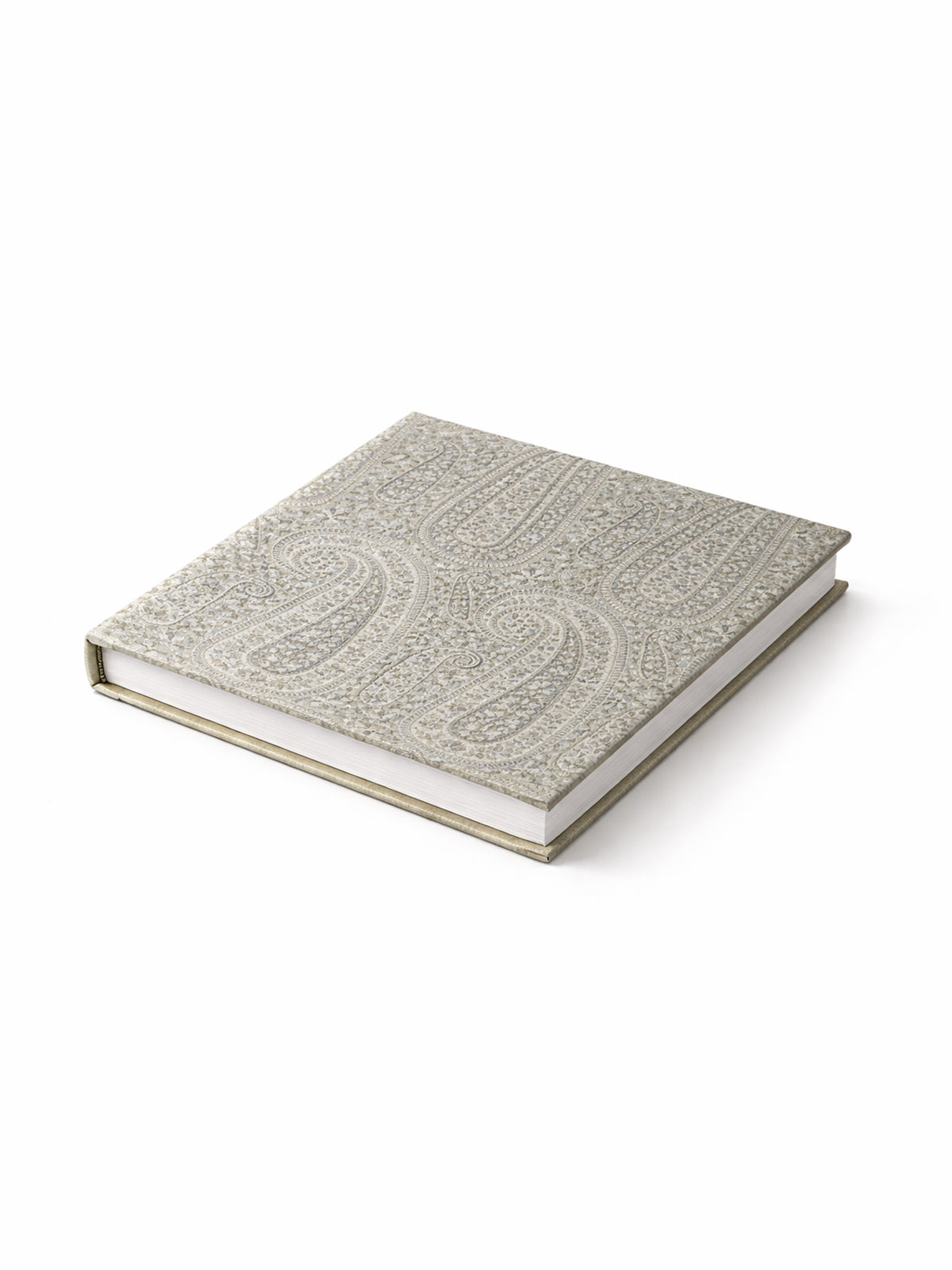 Handwoven Grey Banarasi Diary