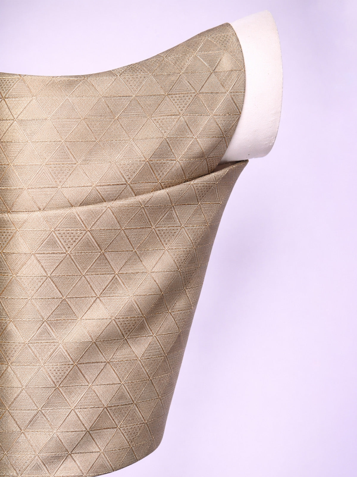 Handwoven Champagne Brocade Banarasi