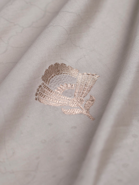 Handwoven Beige Cotton Fabric