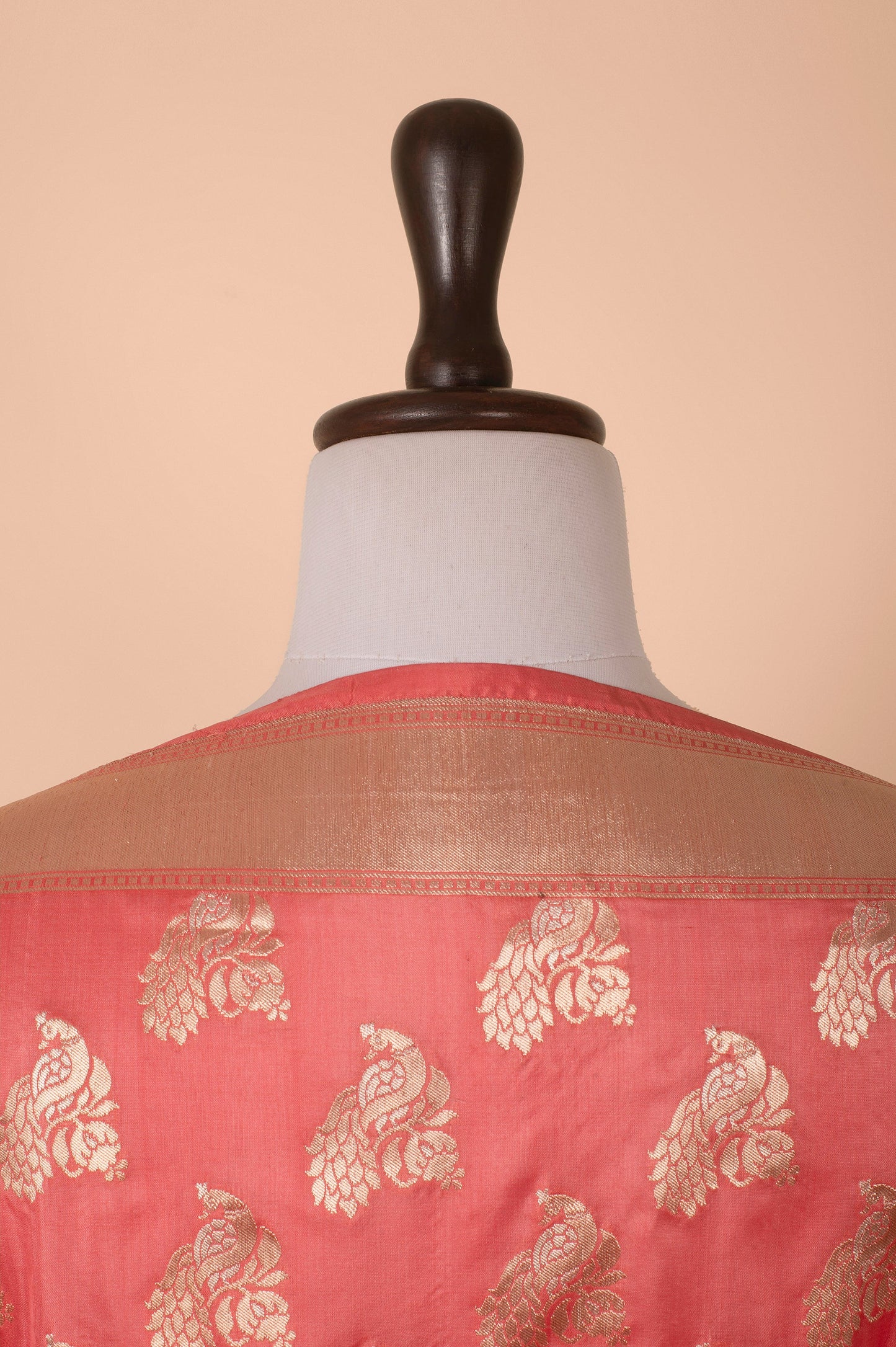 Handwoven Pink Silk Dupatta