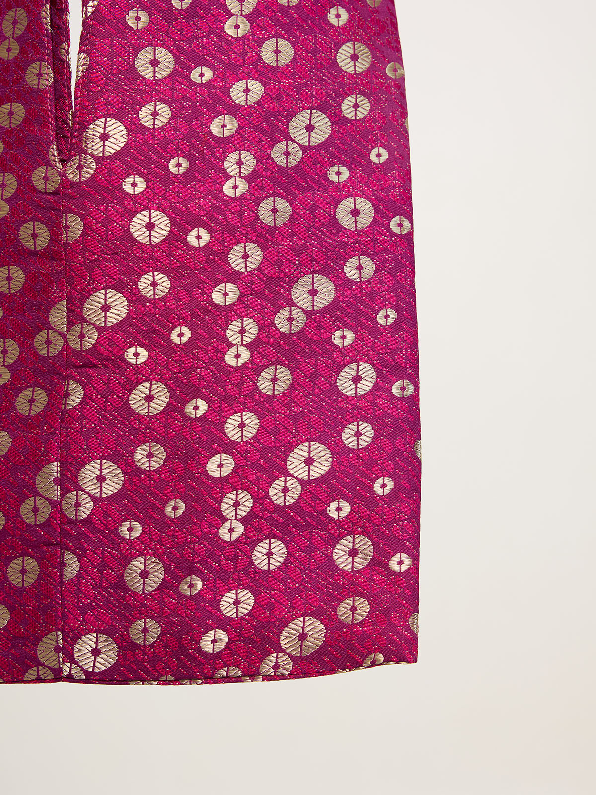 Berry Pink Banarasi Potli Bag