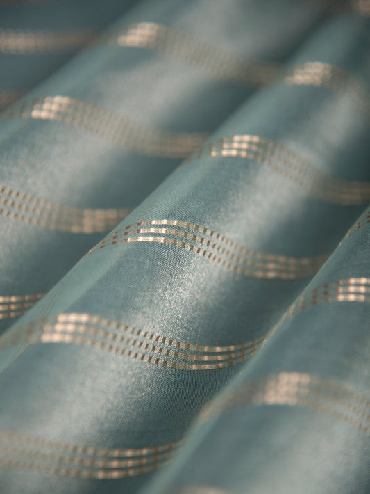 Handwoven Blue Tissue Fabric