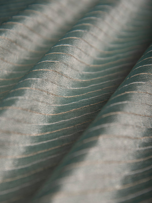 Handwoven Green Tissue Fabric