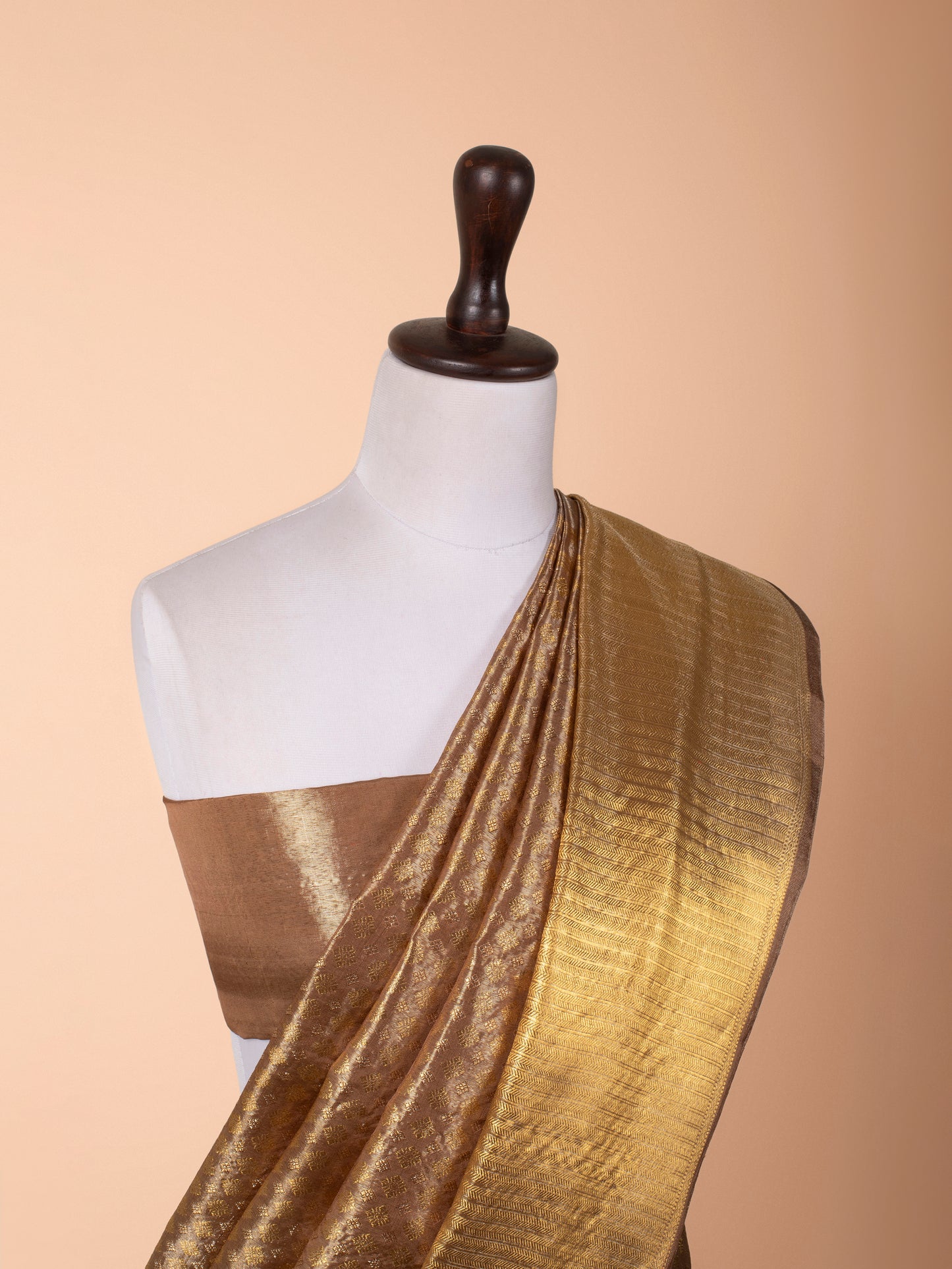 Handwoven Mauve Kanjivaram Silk Saree