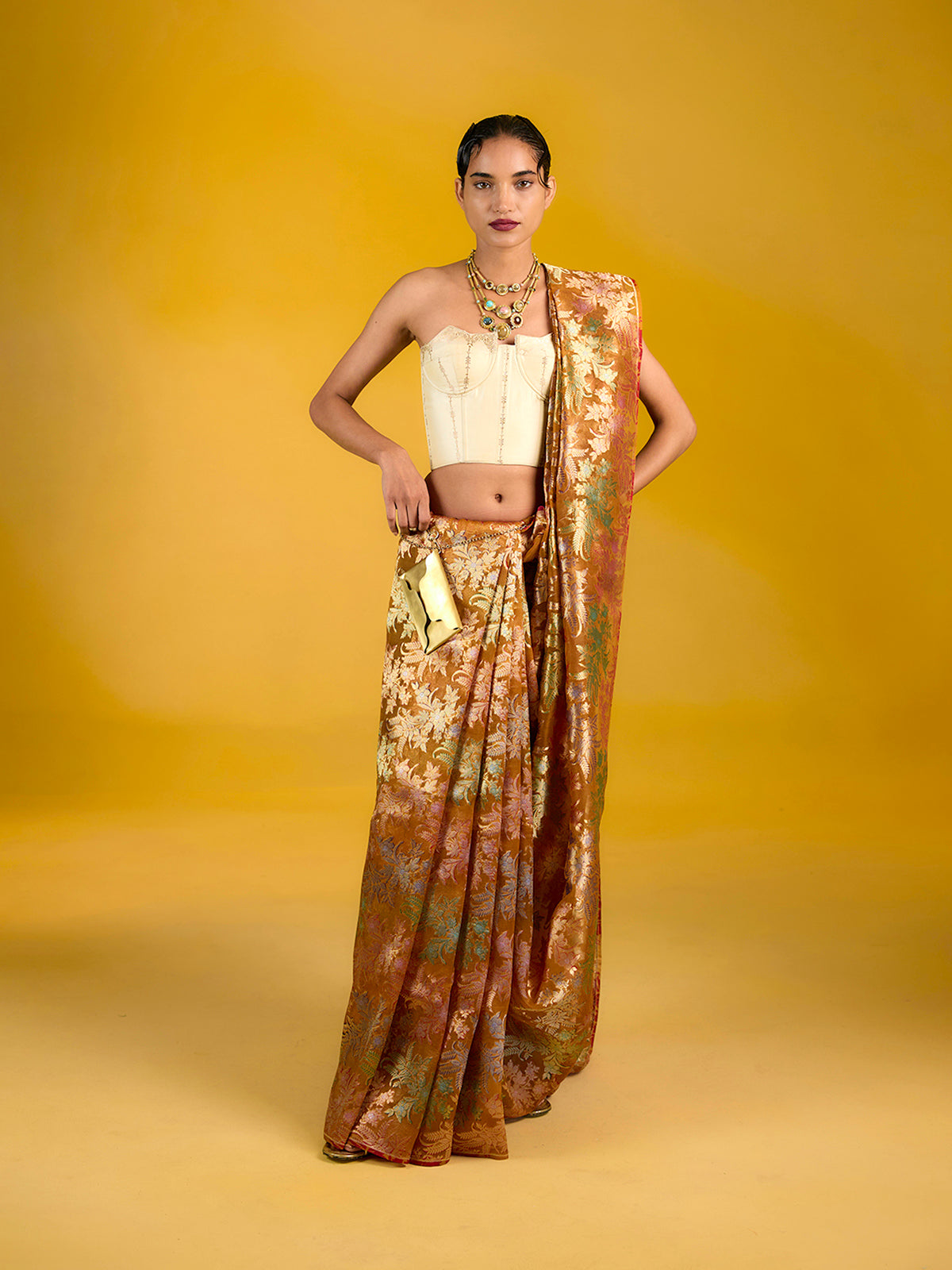 The Amber Saree