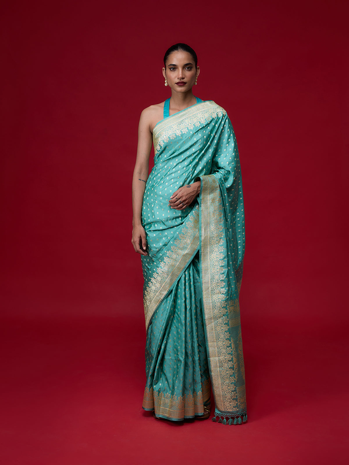The Electric Breeze Saree