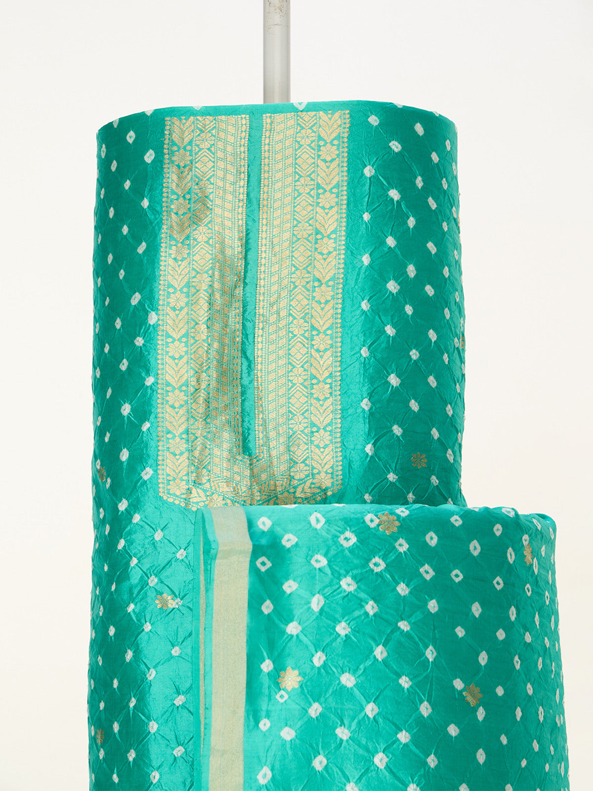 Handwoven Sea Green Banarasi Suit Set