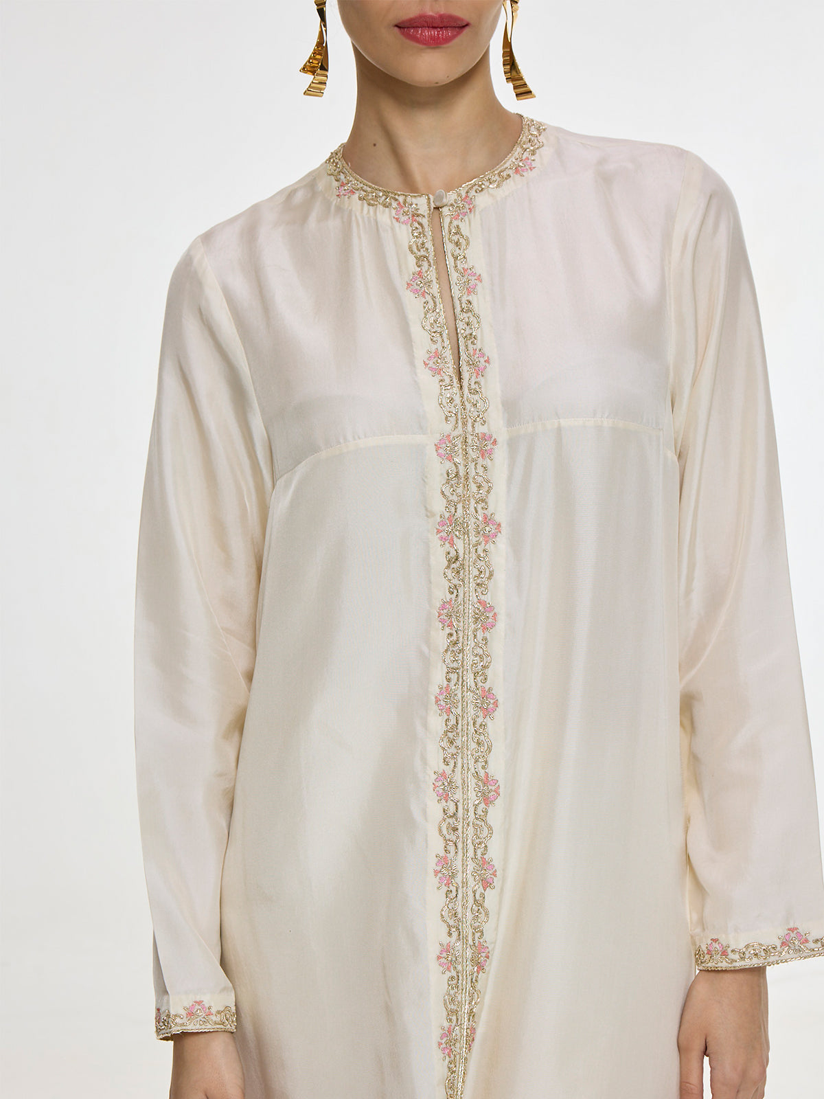 Handwoven White Kurta Set