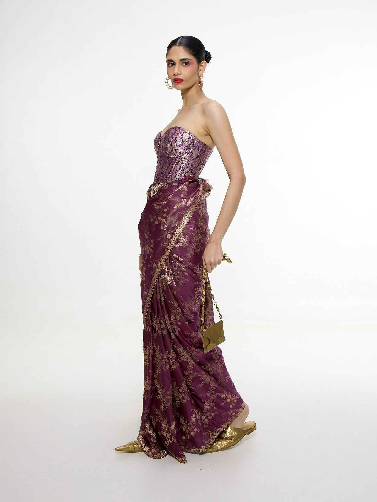 Handwoven Cocoa Brown Saree