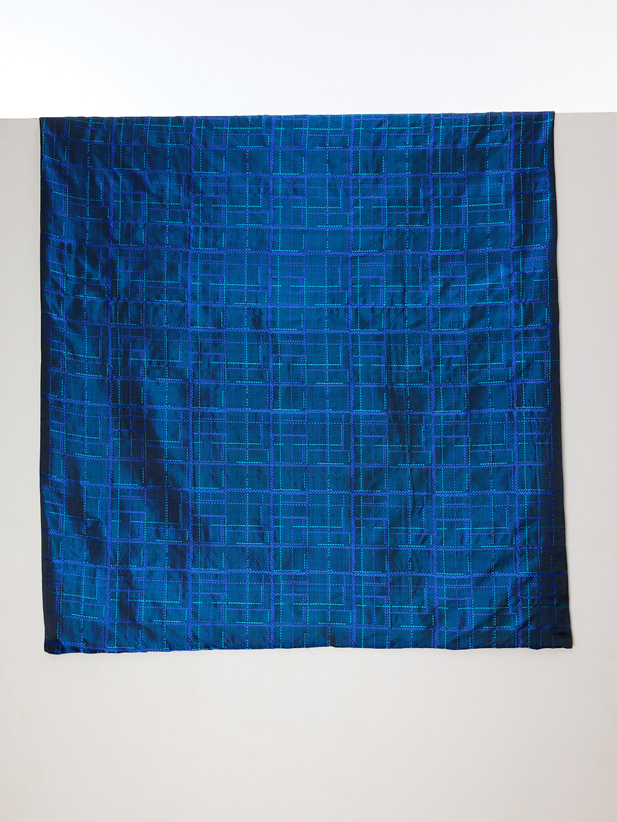 Handwoven Black Emboss Fabric