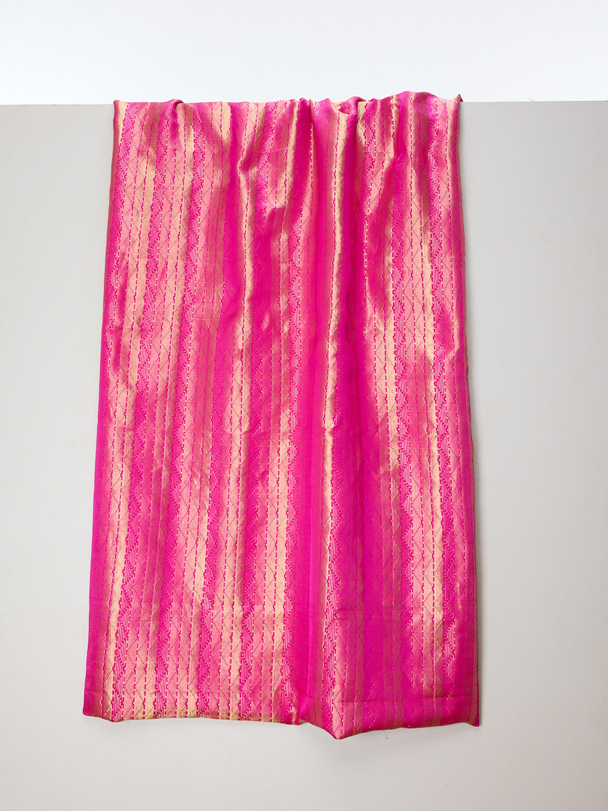 Handwoven Fuchsia Emboss Fabric