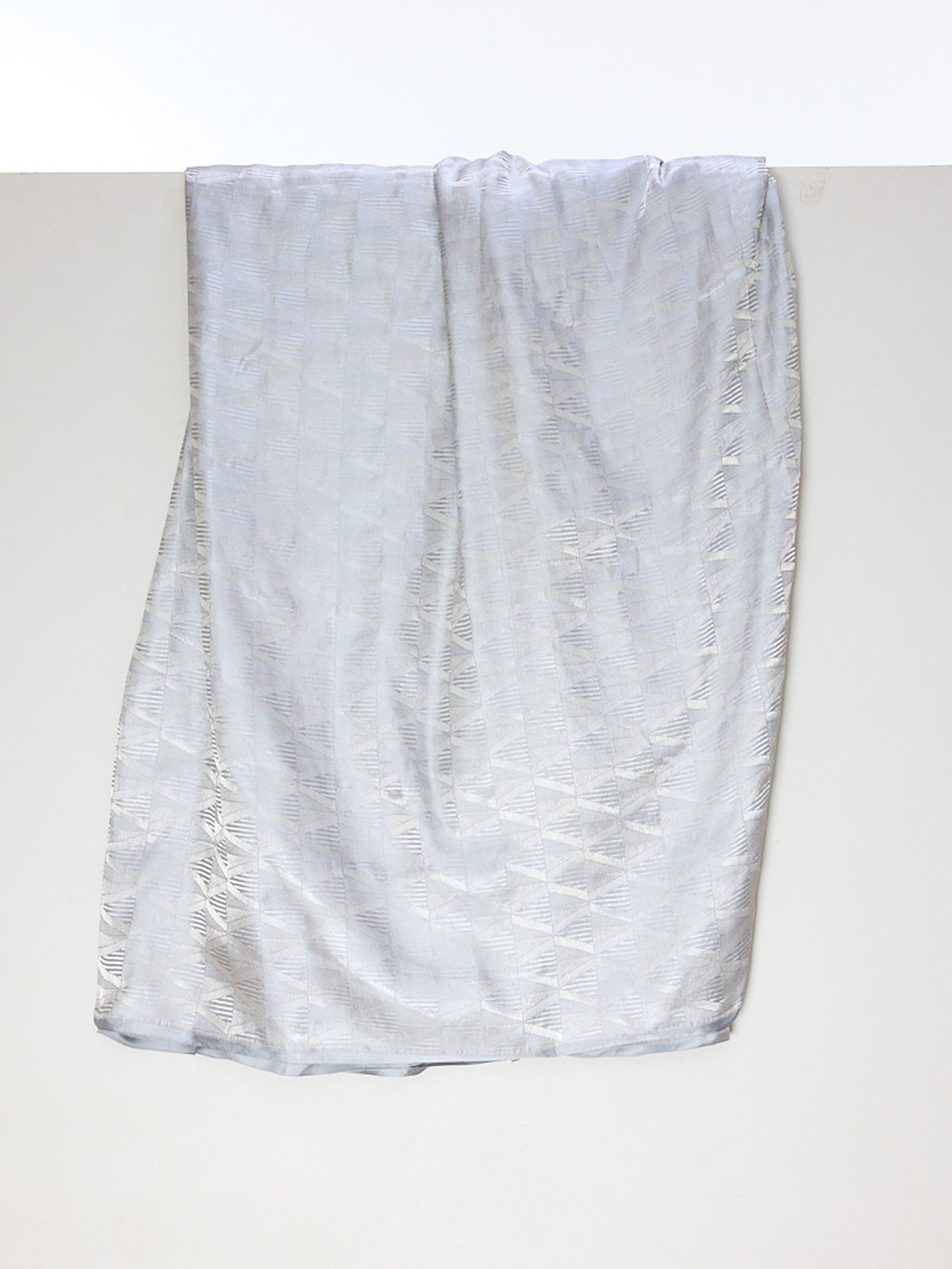 Handwoven Grey Emboss Fabric