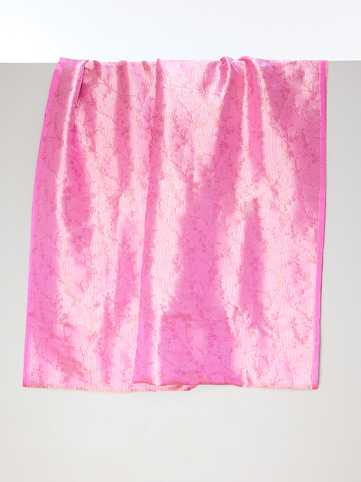 Handwoven Fuchsia Emboss Fabric