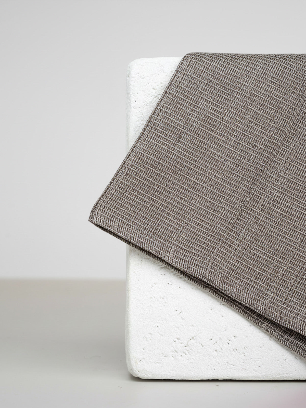 Handwoven Black Georgette Pocket Square