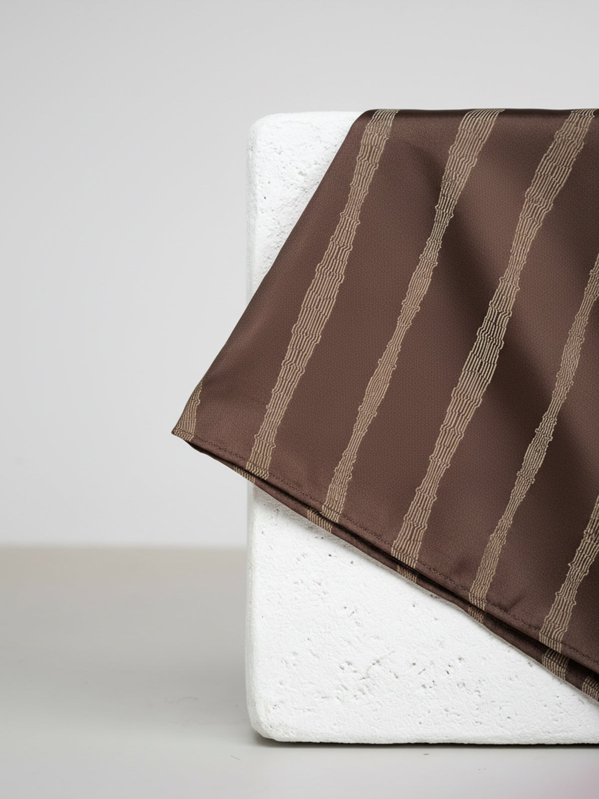 Handwoven Dusty Mauve Georgette Pocket Square