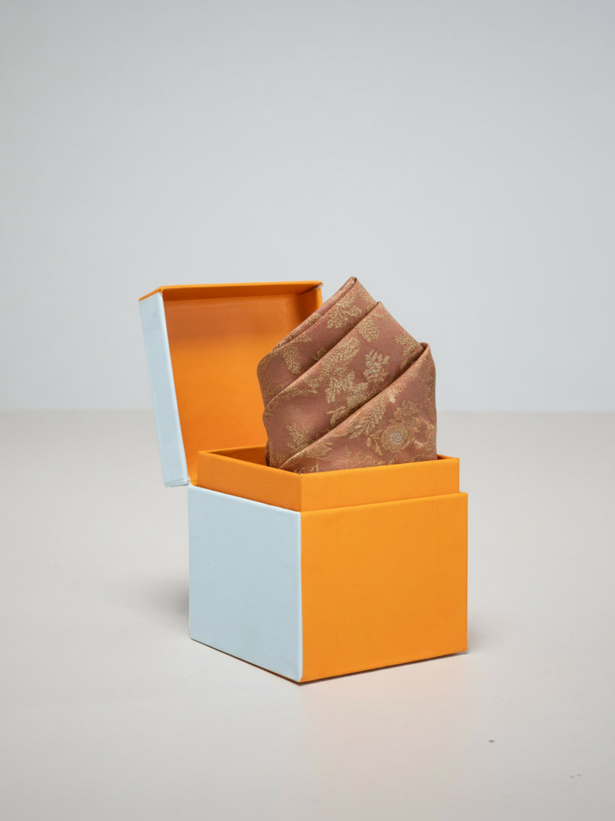 Handwoven Rose Pink Silk Pocket Square