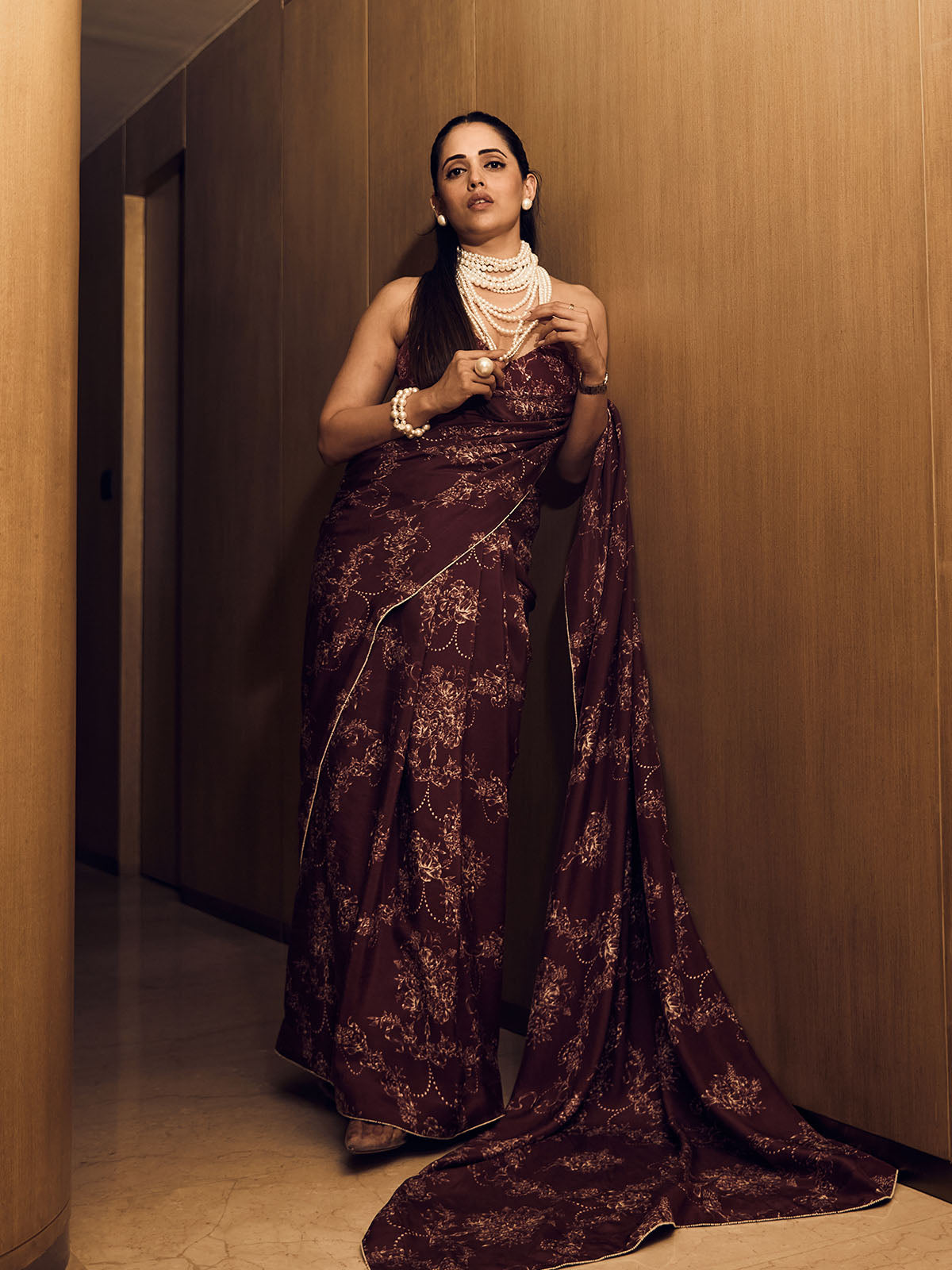 The Ruby Saree In Mulberry