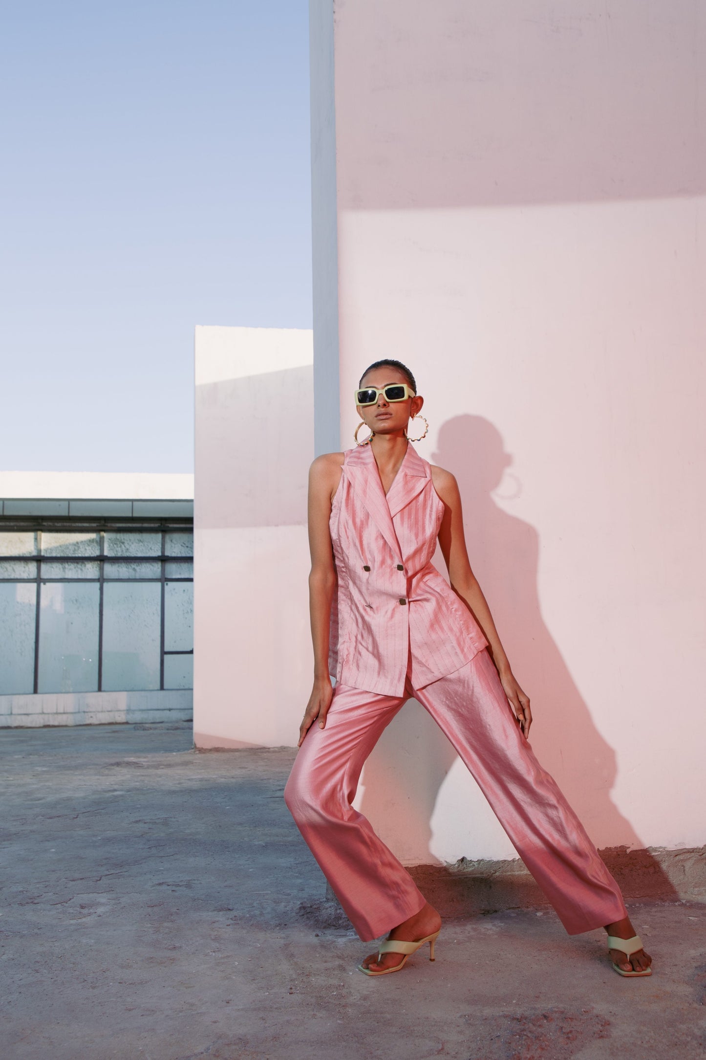 Rose Quartz Double Breasted Set