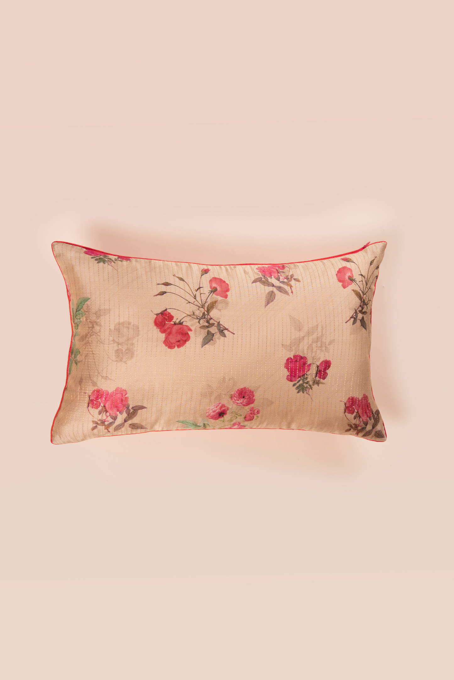 Handwoven Rectangle Reversible Silk Cushion Cover