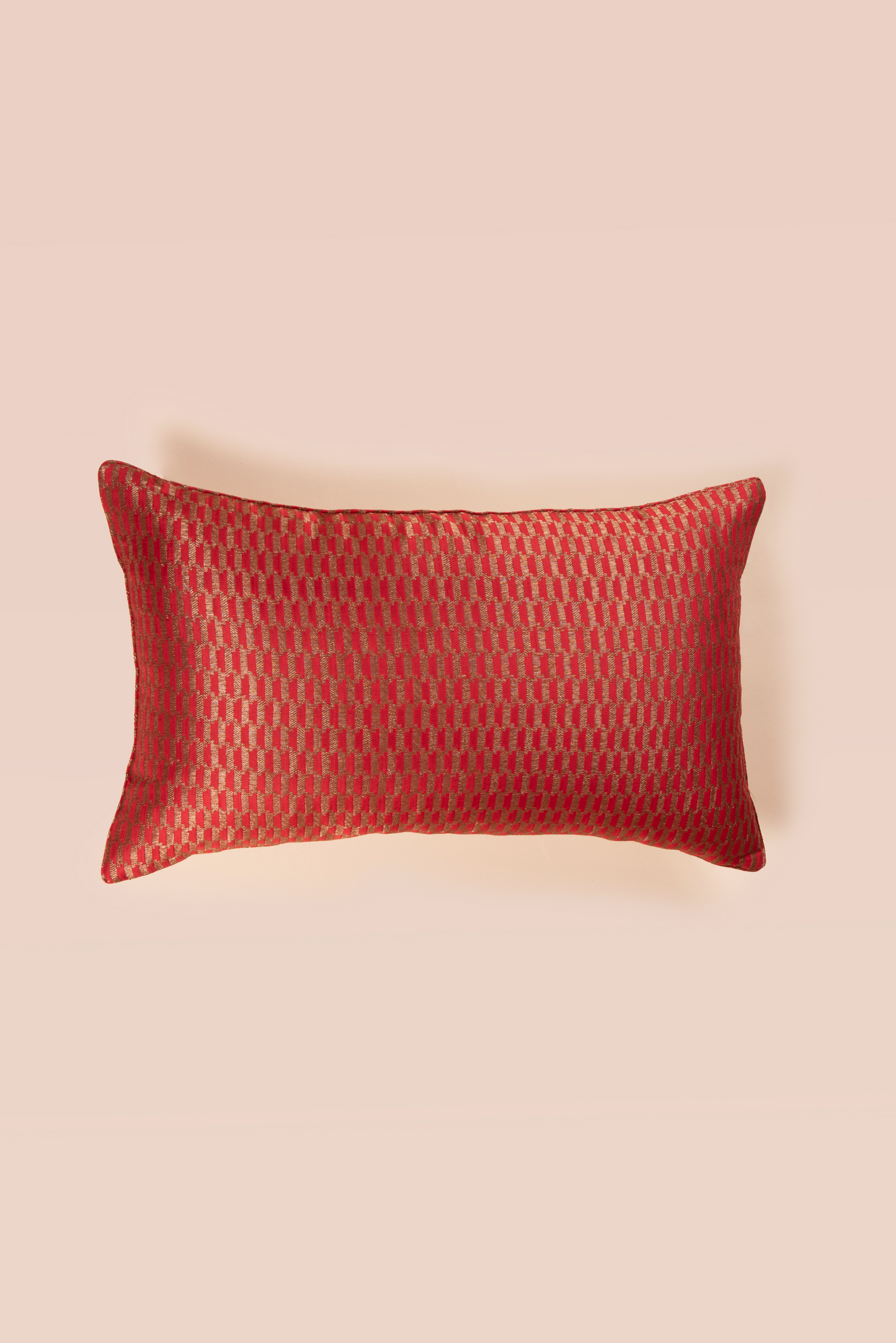 Handwoven Rectangle Reversible Silk Cushion Cover