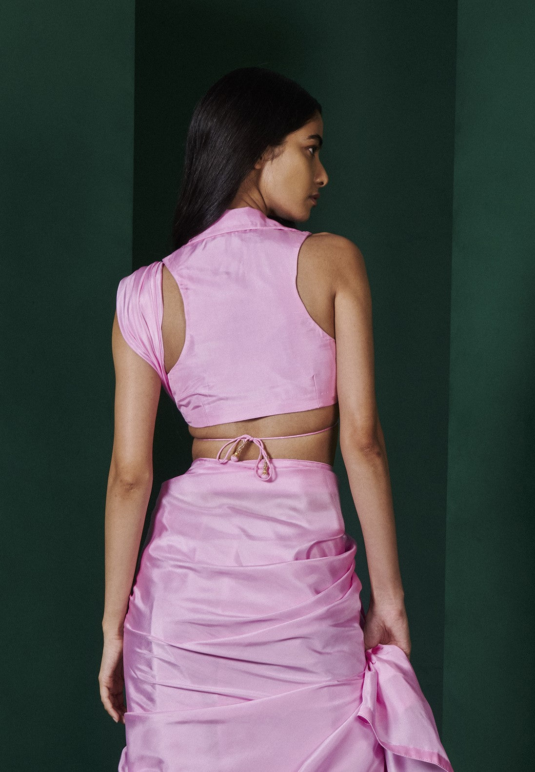 Blush Pink Collared Blouse