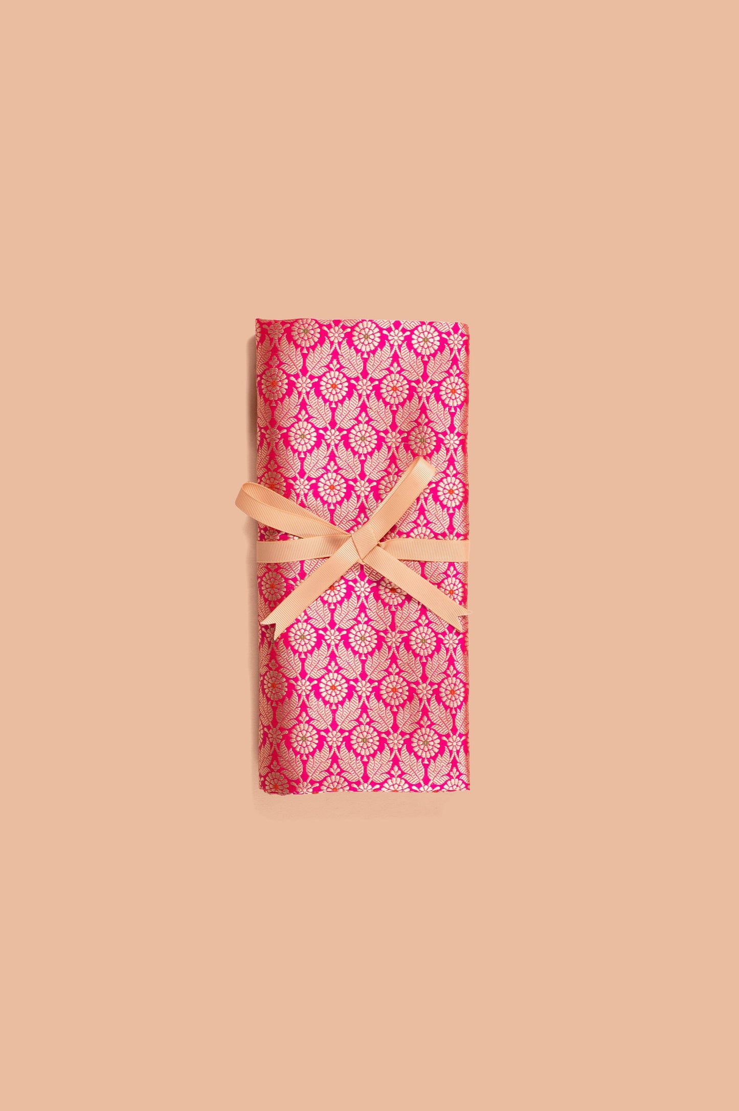 Handwoven Pink Silk Blouse Fabric