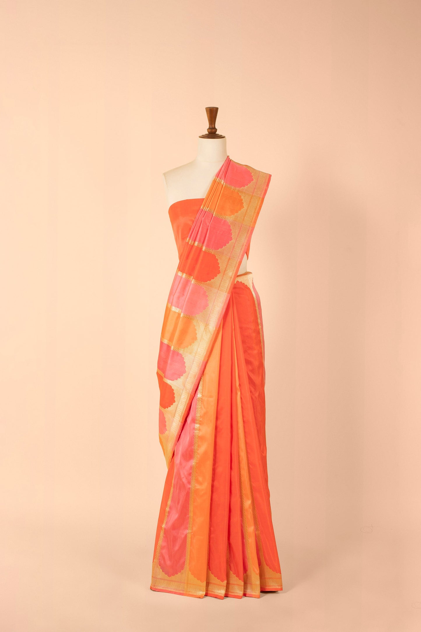 Handwoven Multicolor Silk Sari