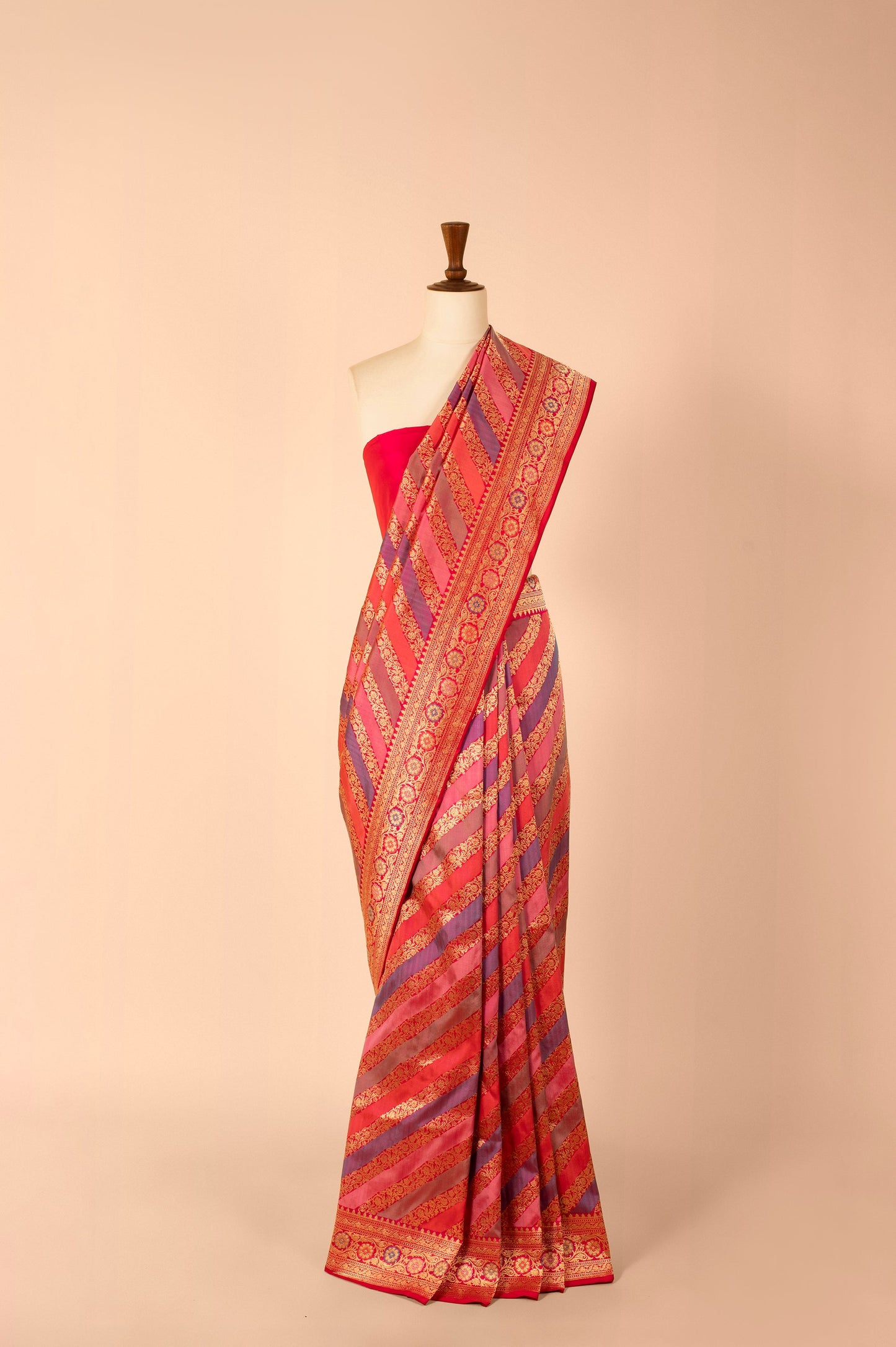 Handowoven Multicolor Silk Saree