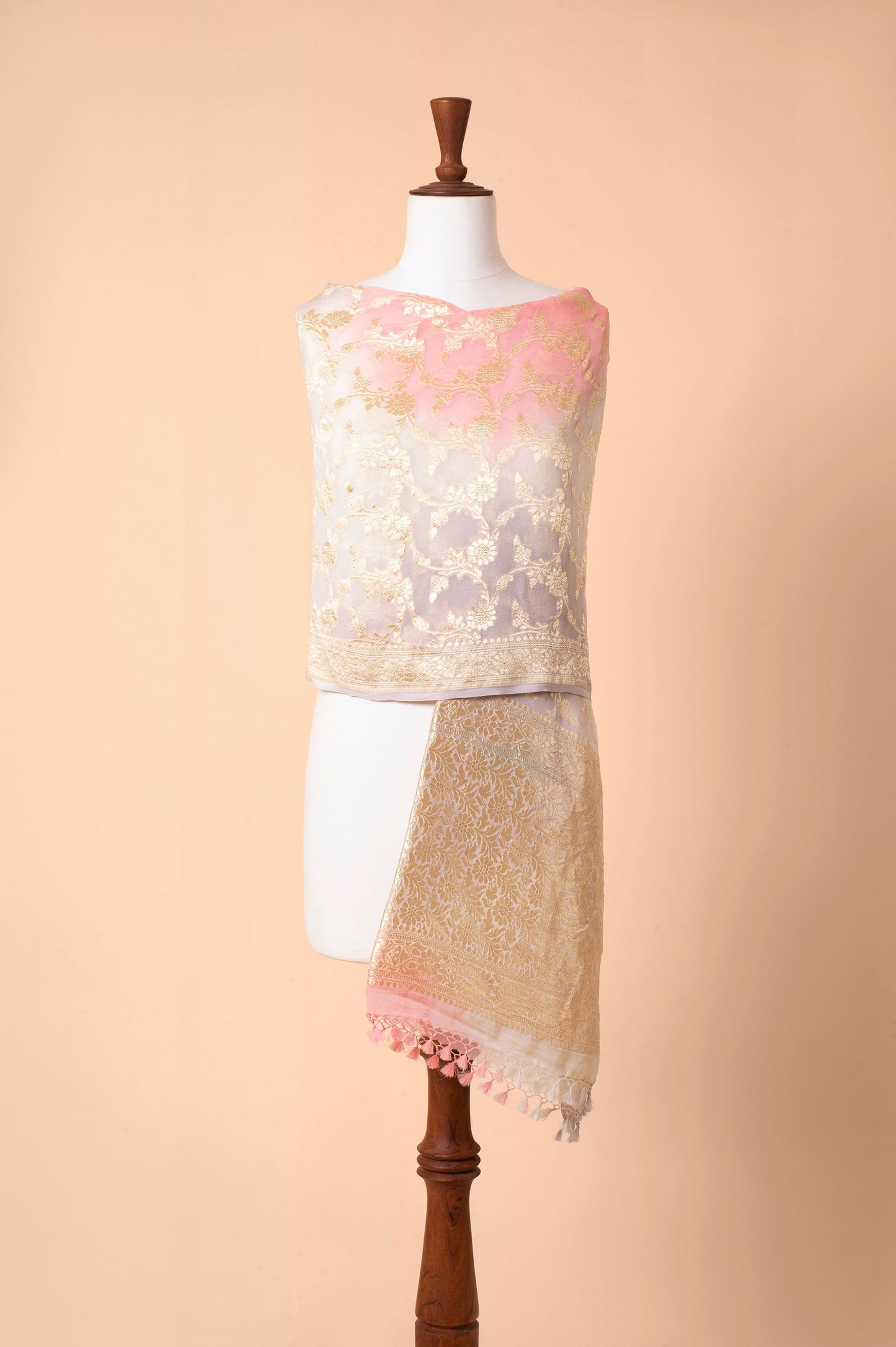 Handwoven Multicolor Georgette Dupatta