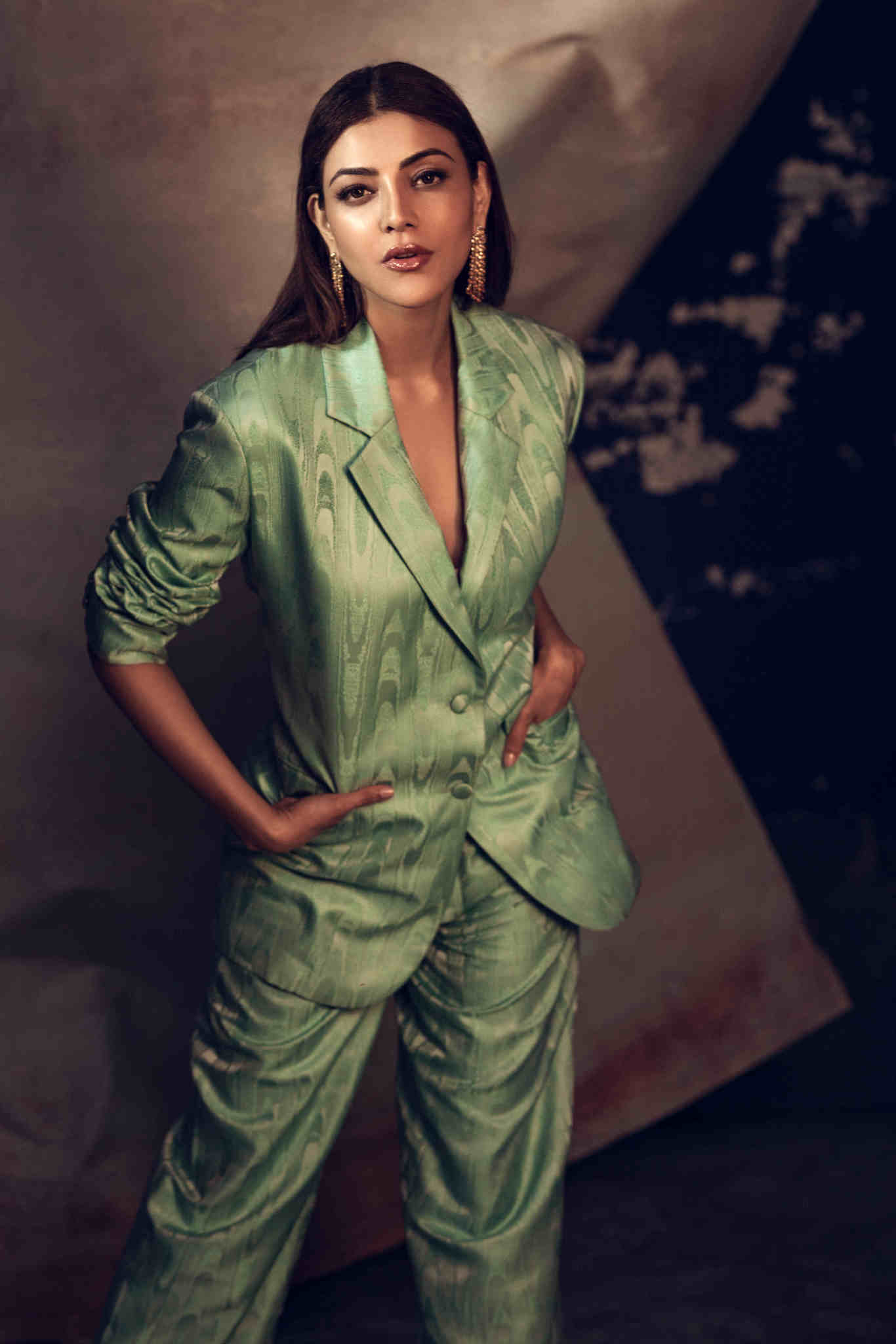 Handwoven Mint Pant Suit