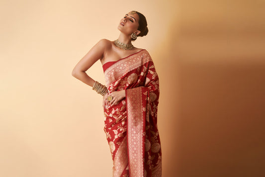 Elevate Your Style: Infusing Banarasi Elegance into Traditional Ensembles with Ekaya