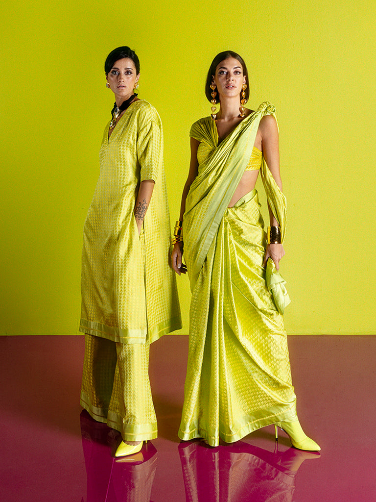 The Limoncello Saree