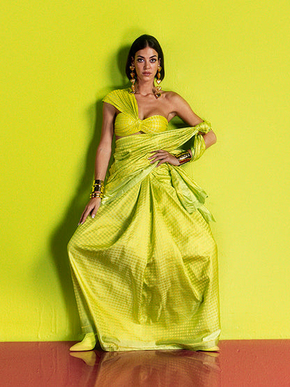 Kajol in The Limoncello Saree