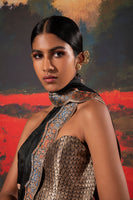 Handwoven Black Silk Saree