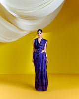 Handwoven Purple Silk Saree