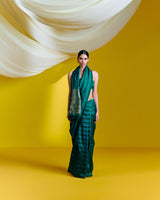 Handwoven Green Silk Saree