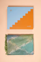 Handwoven Green Organza Dupatta