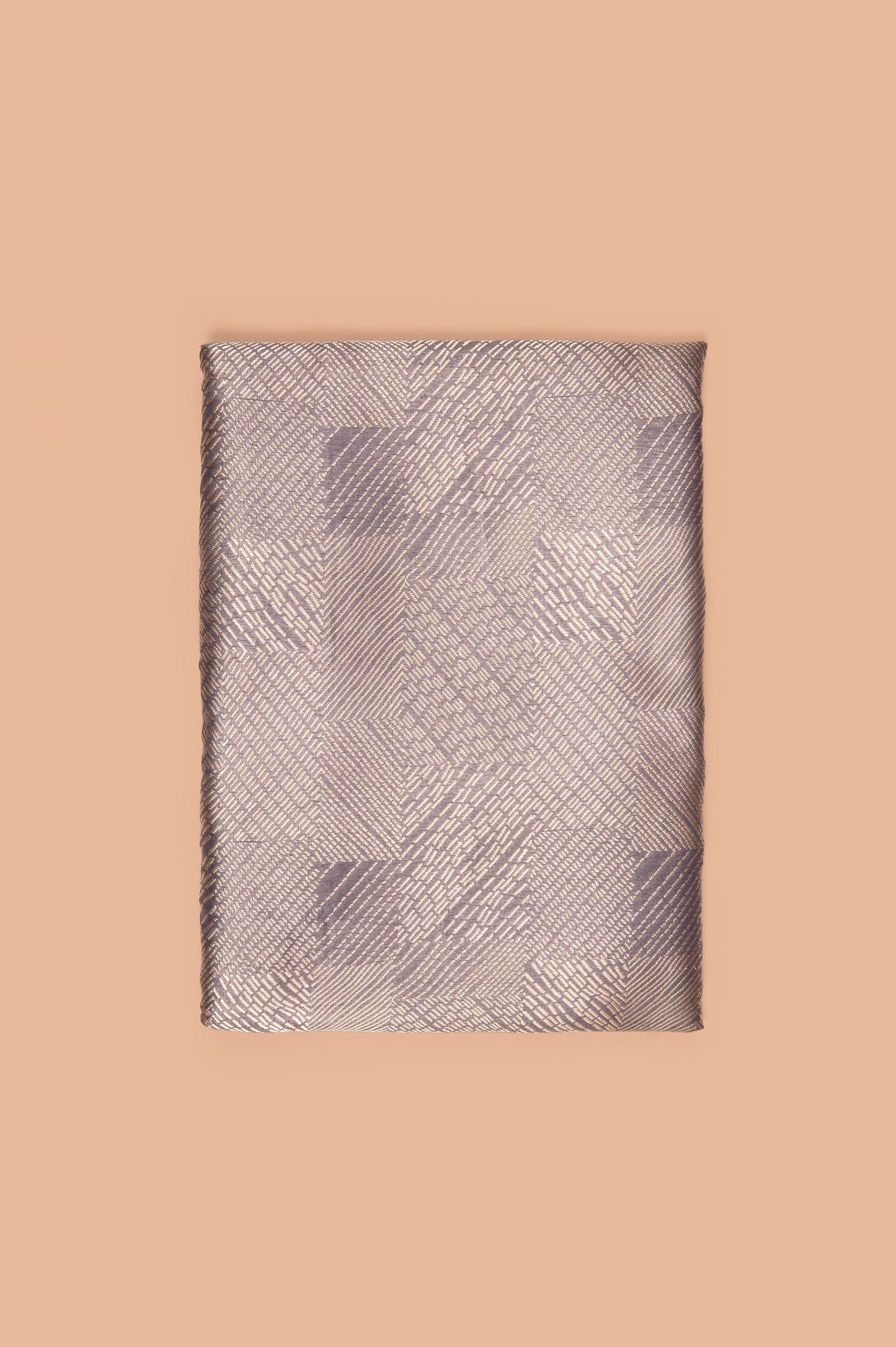Handwoven Grey Silk Fabric