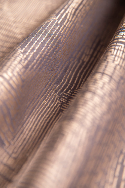 Handwoven Grey Silk Fabric