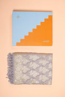 Handwoven Grey Georgette Dupatta