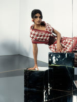 Deep Red Gerum Saree