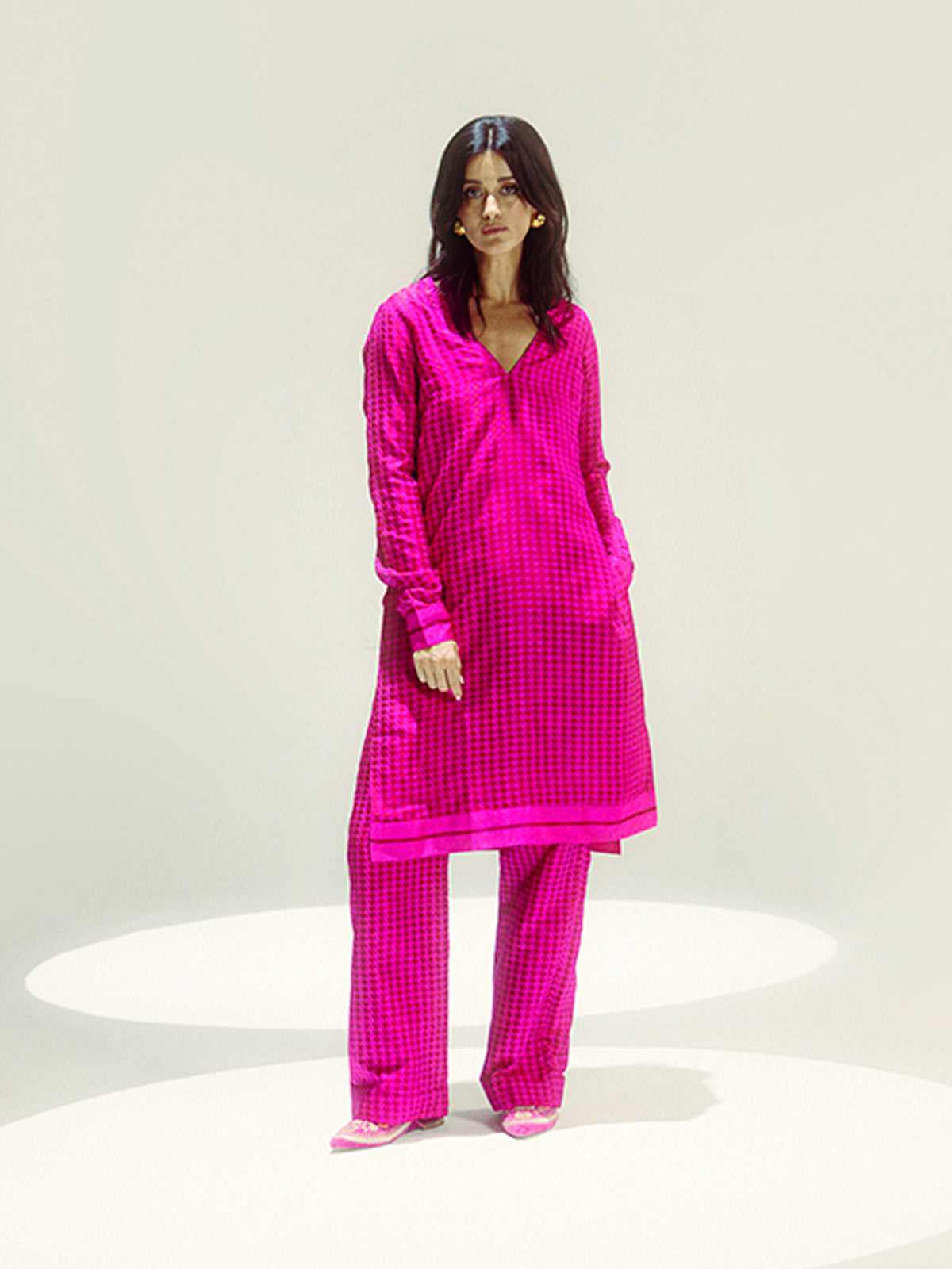 Pink Gerum Kurta Set