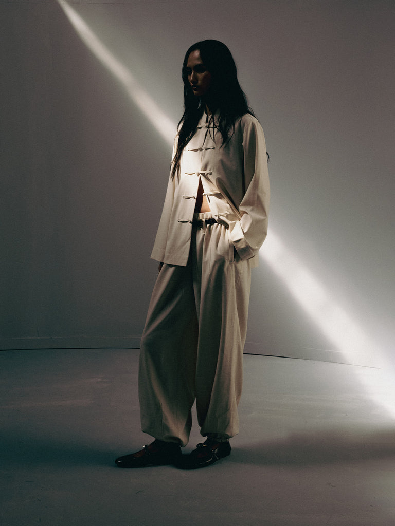 WARM BEIGE OVERSHIRT