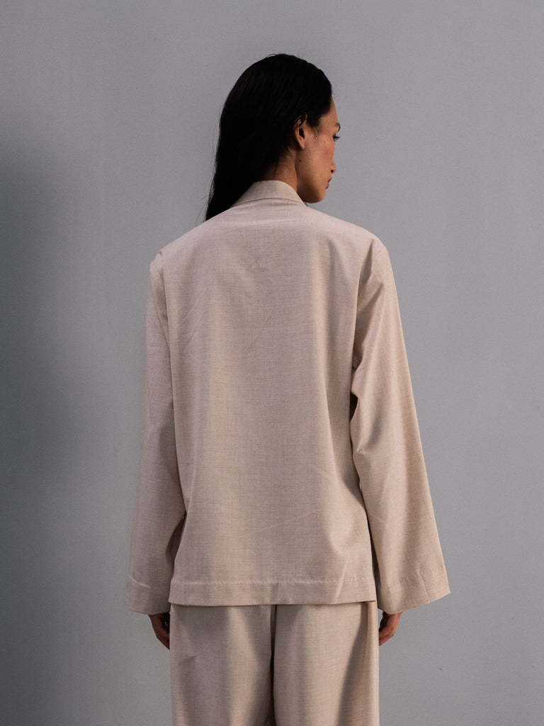 WARM BEIGE OVERSHIRT